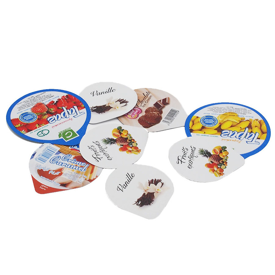 Die Cut Sealing Yogurt Cup Aluminum Foil Lid