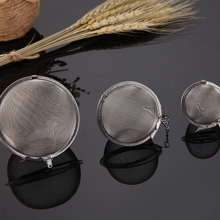 Food Grade Ball Shape Tea Accessories  Stainless Steel Tea Infuser