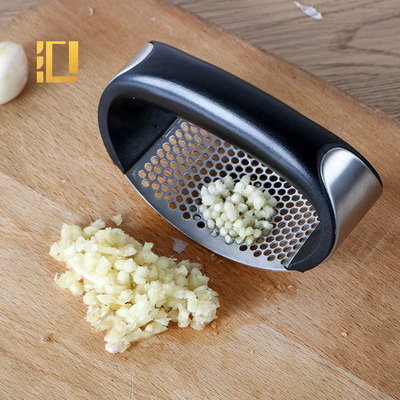 Good Quality Food Grade Stainless Steel Ginger Rocker Chopper Garlic Crusher Vegetable Tools Garlic Press