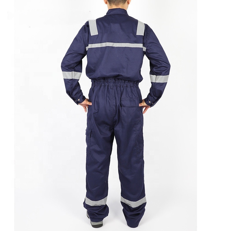 Hot Sale Custom Solid Color Hi-vis Chemical Acid Alkali Resistant Suit For Oil And Gas Workwear