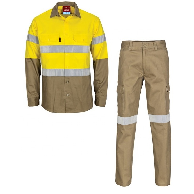 Wholesale Customized High Quality Construction Jumpsuit Reflective Workwear Coverall