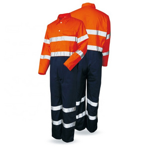 Wholesale Customized High Quality Construction Jumpsuit Reflective Workwear Coverall