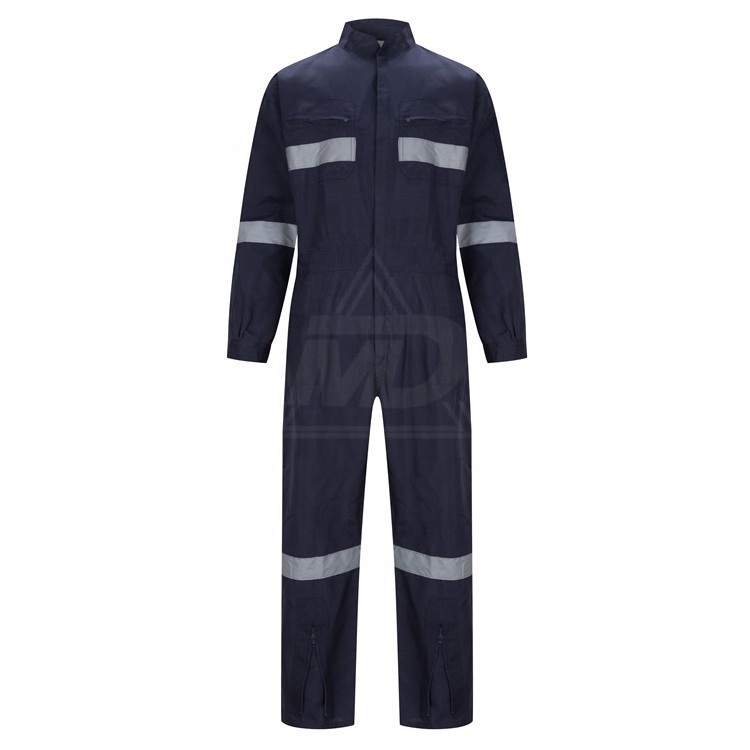 Wholesale Custom Men Mechanics Construction Clothing Workwear Safety Reflective Coverall Workwear Overalls