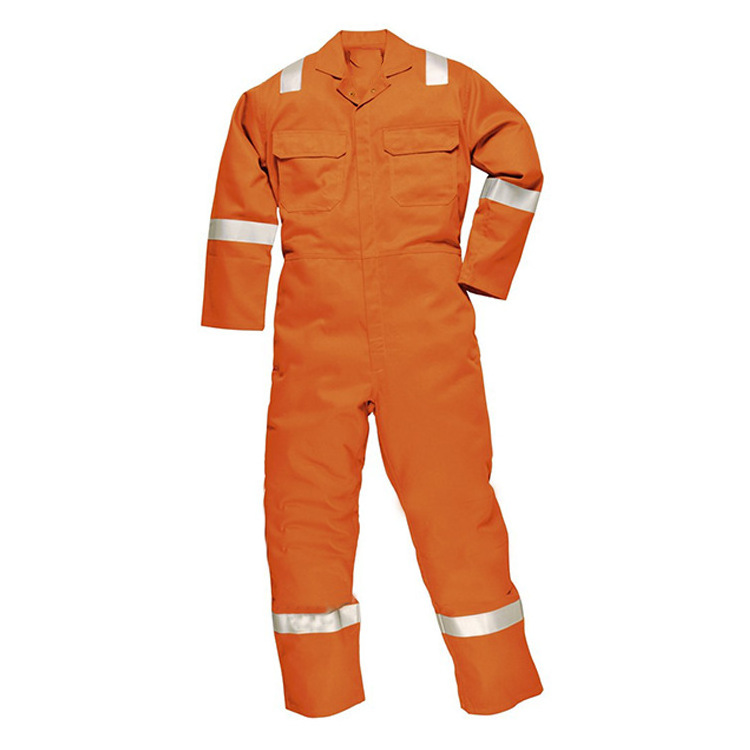 Hot Sale Custom Solid Color Hi-vis Chemical Acid Alkali Resistant Suit For Oil And Gas Workwear