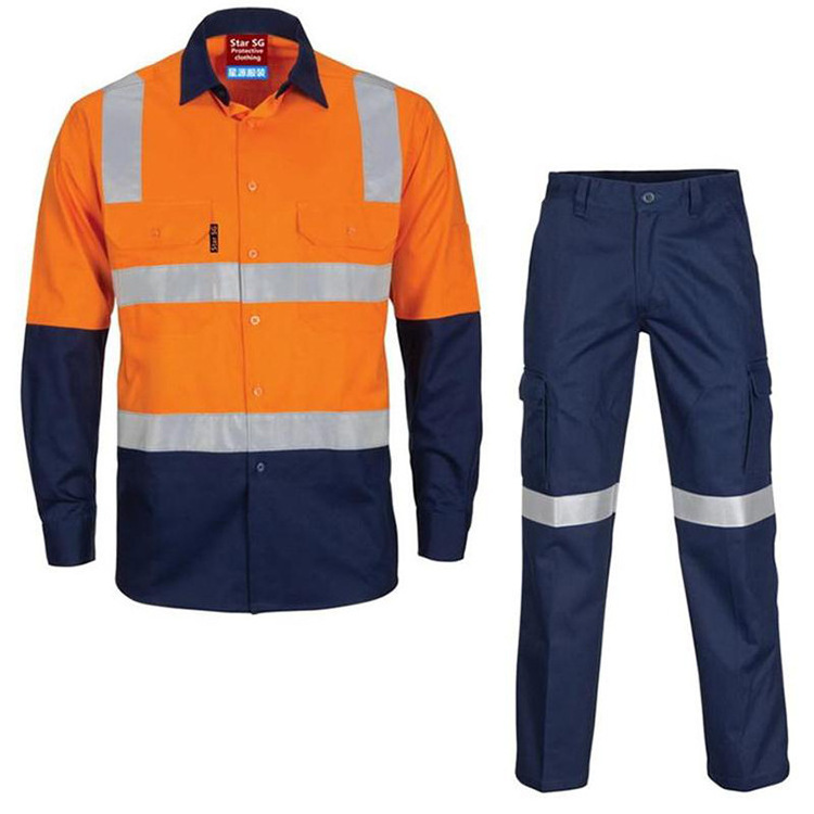 Wholesale Customized High Quality Construction Jumpsuit Reflective Workwear Coverall