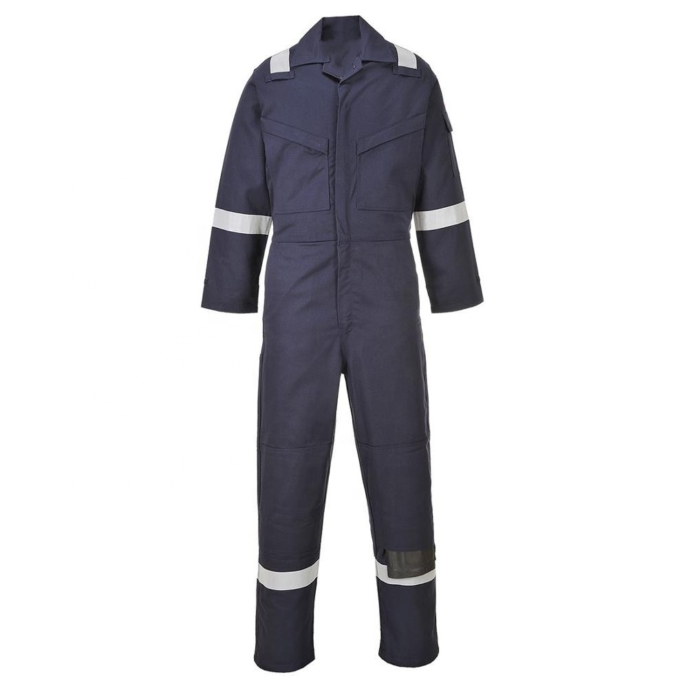 Wholesale High Visibility Flame Retardant Safety Clothing 100% FR Cotton  Reflective Workwear Suit