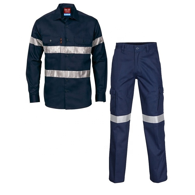 Wholesale Customized High Quality Construction Jumpsuit Reflective Workwear Coverall