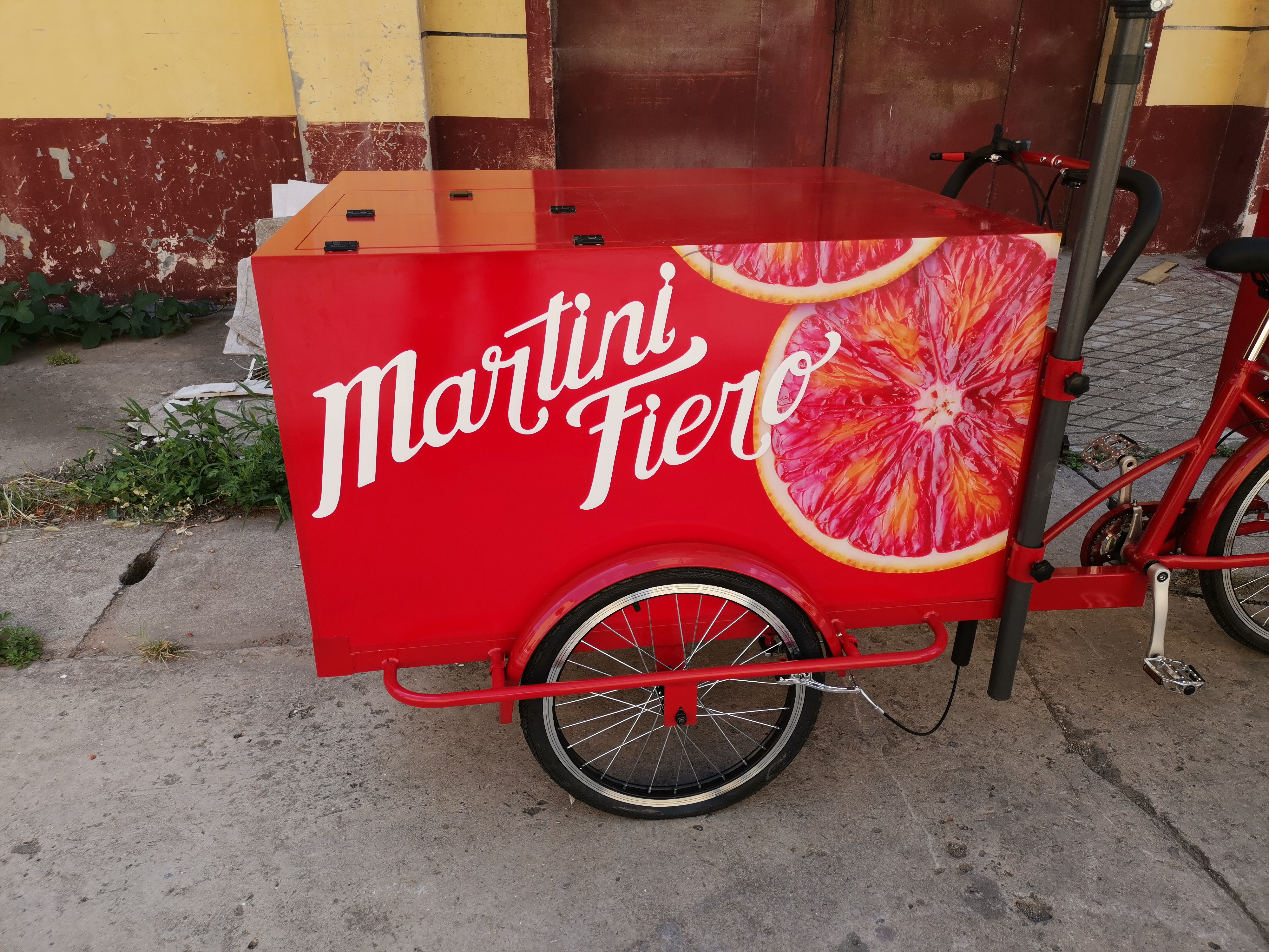 Milk Tea Juice Beverage Bicycle Cart Mobile Food Cart