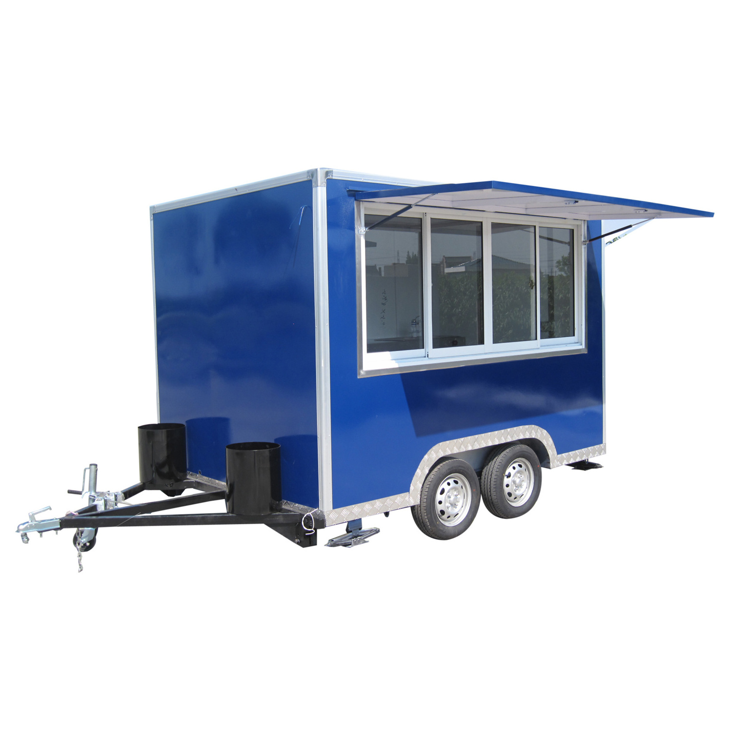 JY-FS400 China candy kiosk for sale roulotte fast food mobile food kiosk/trailer/truck food wagon trailer hot dog van for sale