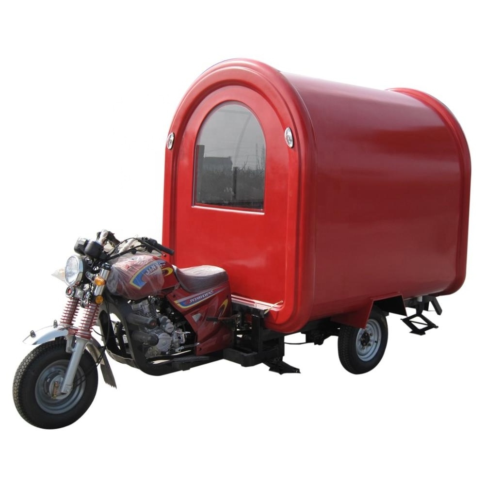 Motorcycle Food Tricycle Cart Mobility Scooter Trailer Food Truck for Sale