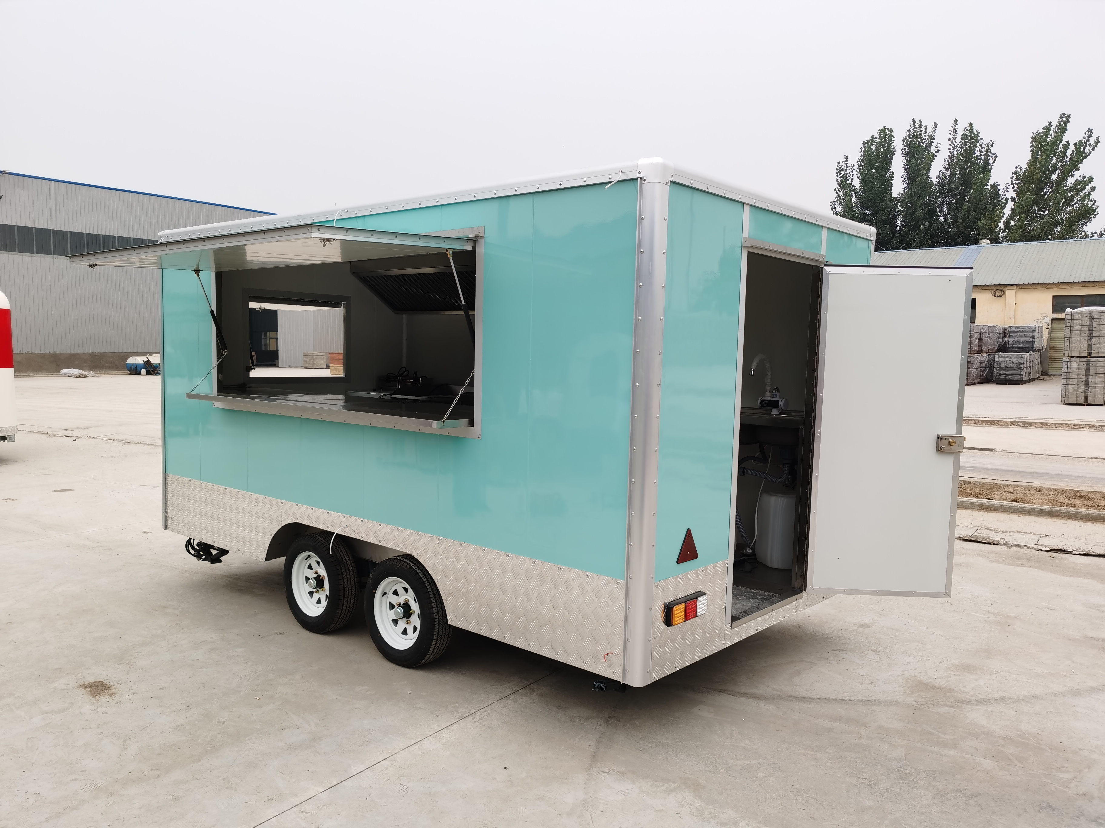 JY-FS400 China candy kiosk for sale roulotte fast food mobile food kiosk/trailer/truck food wagon trailer hot dog van for sale