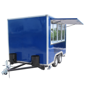 Concession Trailer Mobile Kitchen Hot Dog Cart/ Coffee Cart Fruit/Orange Juice Bar Kiosk for Sale