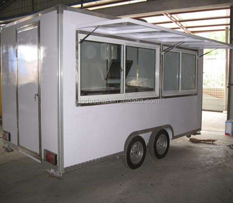 Portable mobile lunch food trailer mobile hot dog food trucks for sale in china