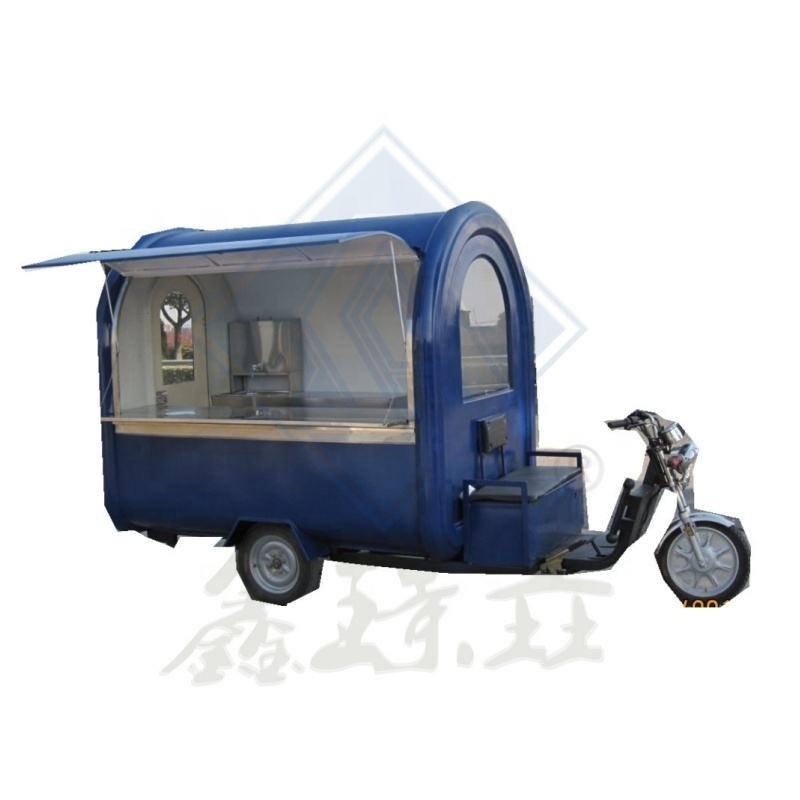 Mobile fast food trailer air stream food truck street cooking equipment appliances umbrella food carts