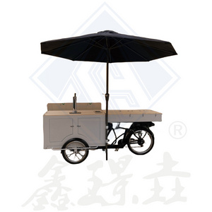 Commercial Street Beer Bicycle Cart Mobile Food Cart