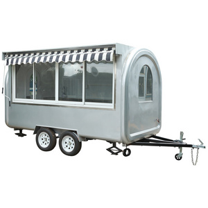 2.2 meter small mobile food truck for slush hot dog food truck with deep fryer and frige/freezer