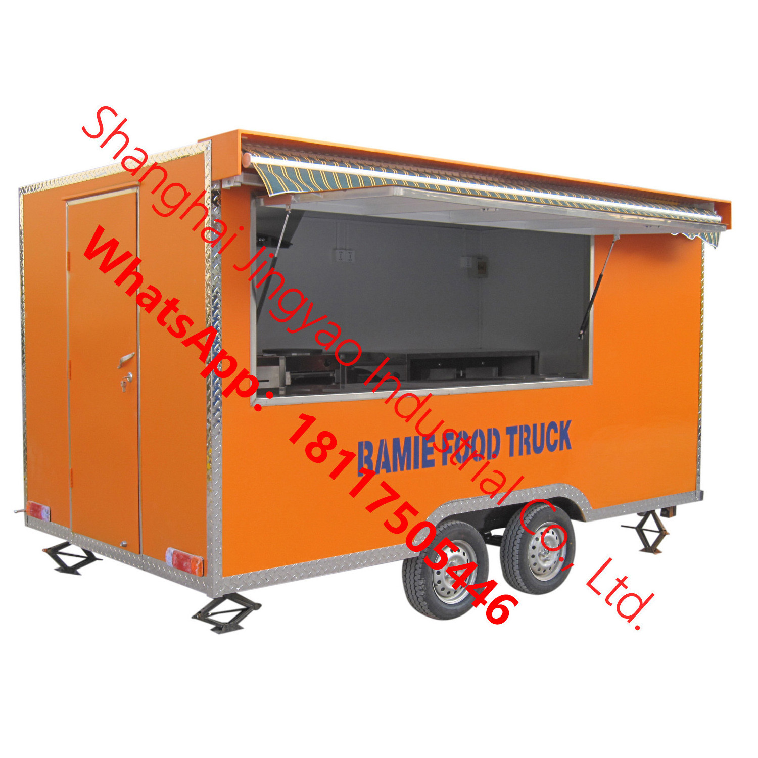 China candy kiosk for sale roulotte fast food mobile food kiosk/trailer/truck food wagon trailer hot dog van for sale