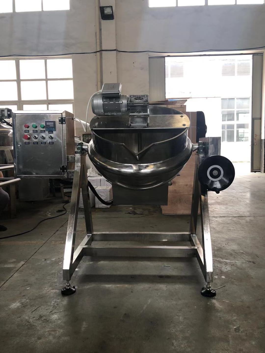 2024 CE proved vending automatic   gummies  candy  production  machine mix sugar boiling pot