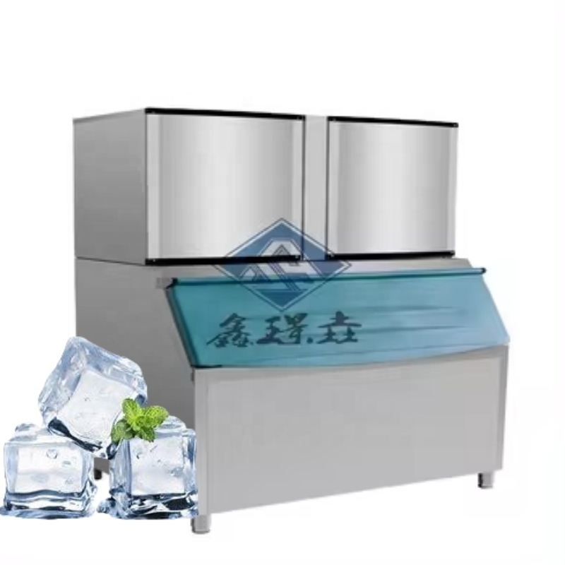 quick freezing high capacity industrial ice maker making machine automatic ice cube machine