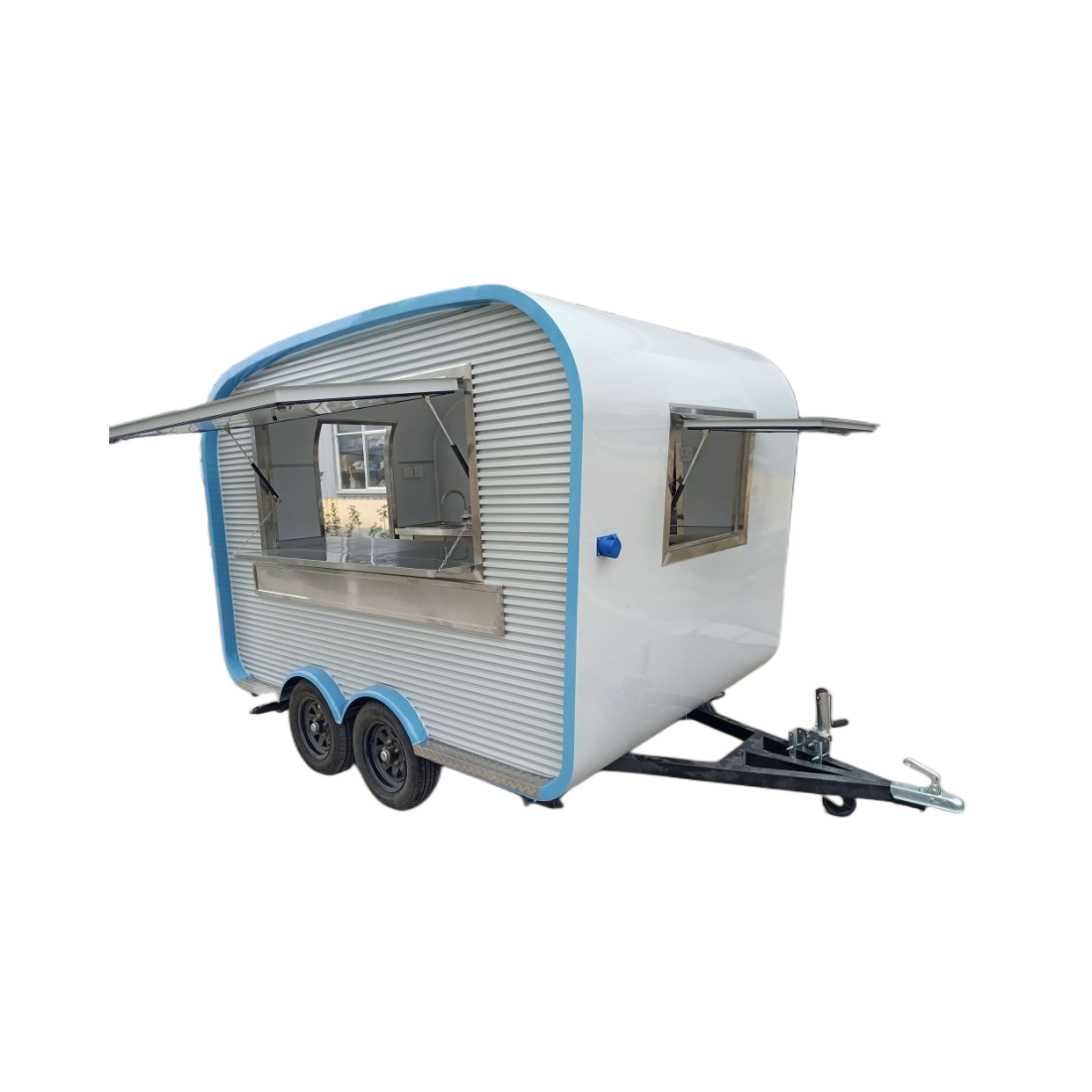 Juice Milk Tea Cart Hot Food Trailer Mobile Food Trucks Trailer