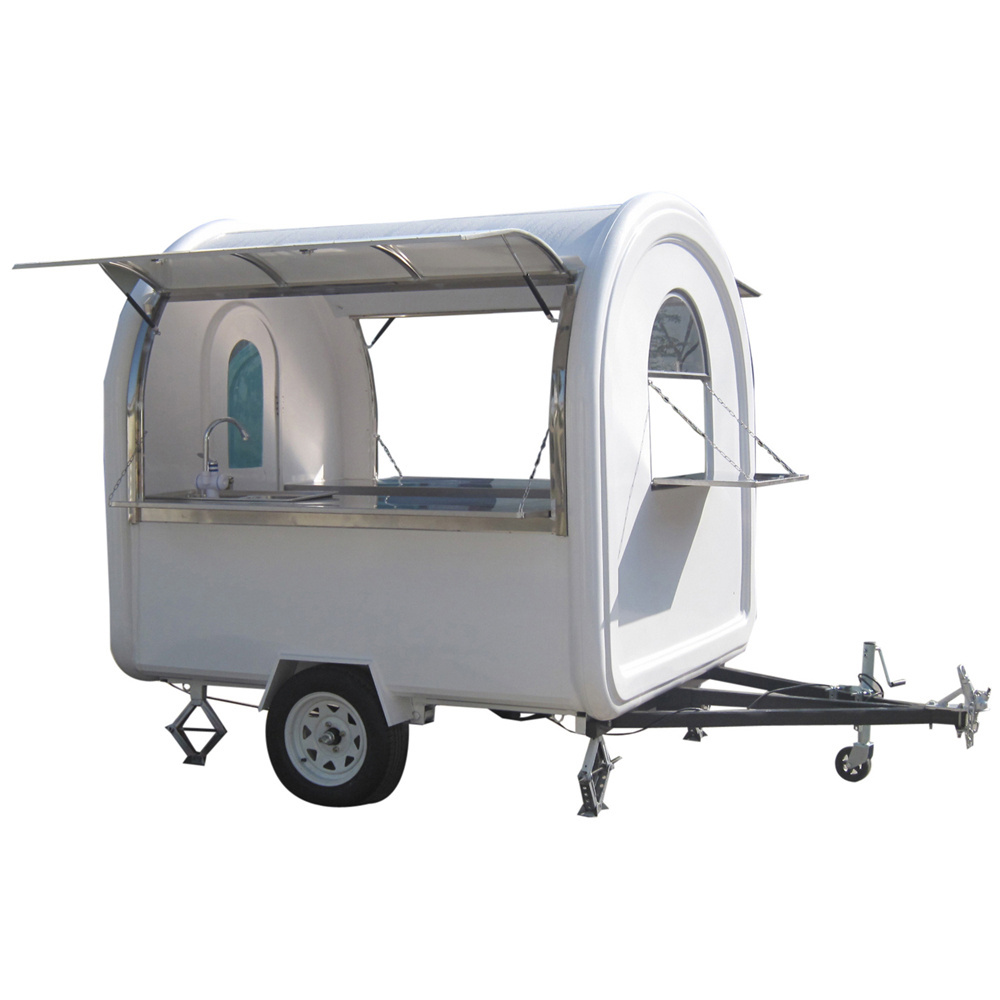 Top selling lowest cost Ice Cream Truck Coffee Food Trailer Fast Food Cart Wedding Wine Beer Mobile Bar Trailer