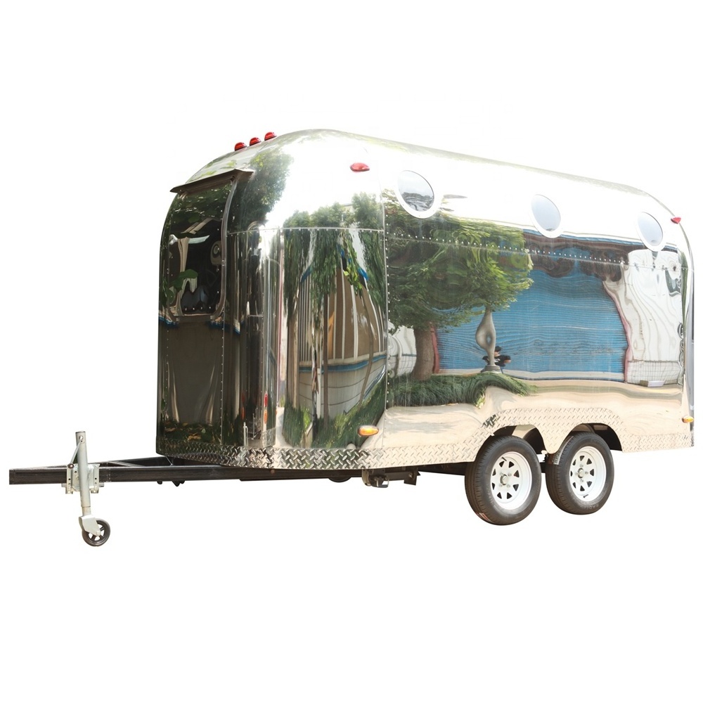 Top selling lowest cost Ice Cream Truck Coffee Food Trailer Fast Food Cart Wedding Wine Beer Mobile Bar Trailer