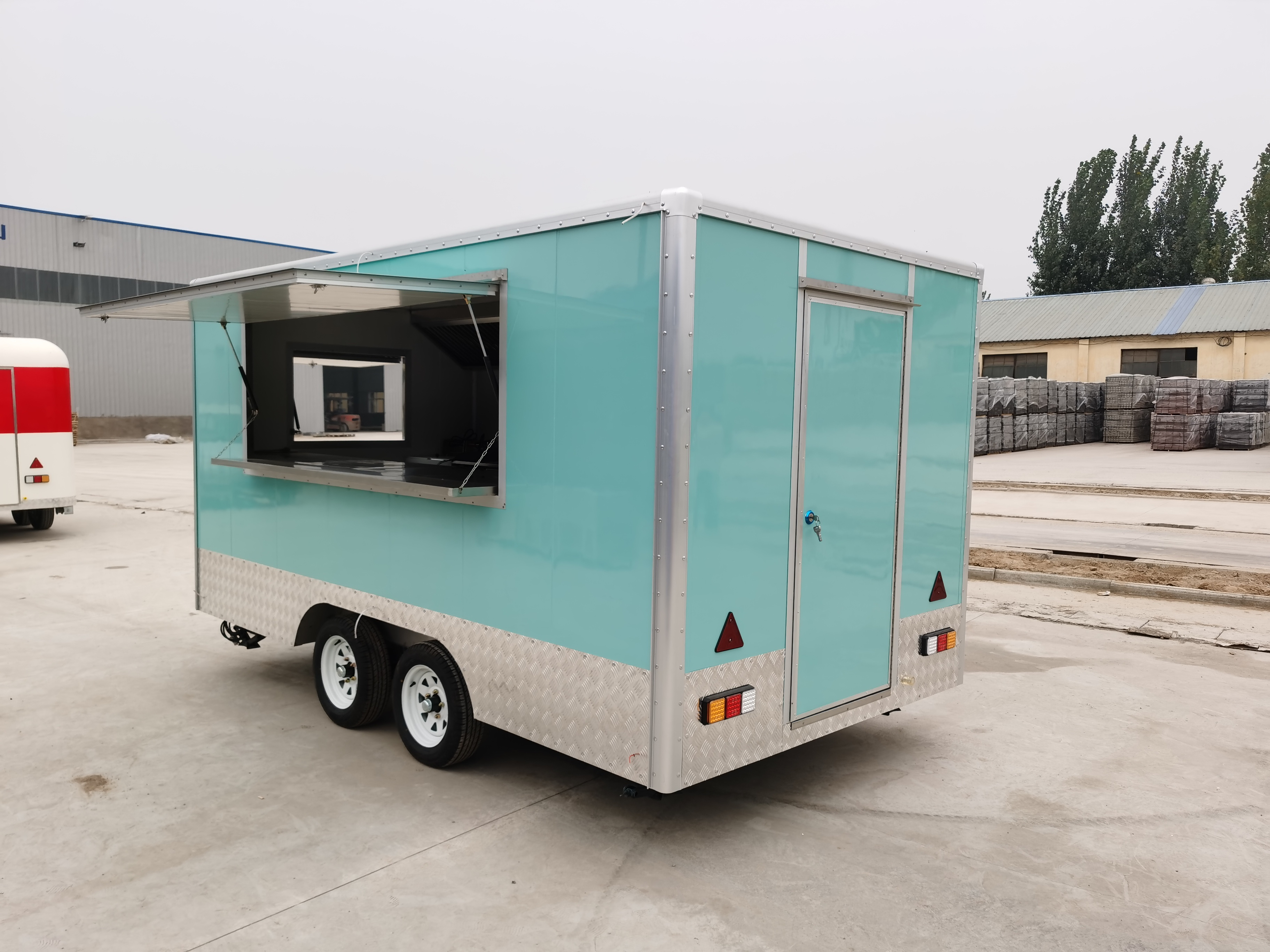 JY-FS400 China candy kiosk for sale roulotte fast food mobile food kiosk/trailer/truck food wagon trailer hot dog van for sale