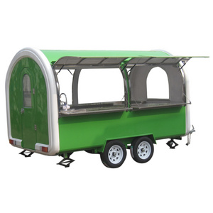 Electric Vending Cart  Drinks Vending Trailer Popcorn Vending Cart Donut Mobile Cart for Sale