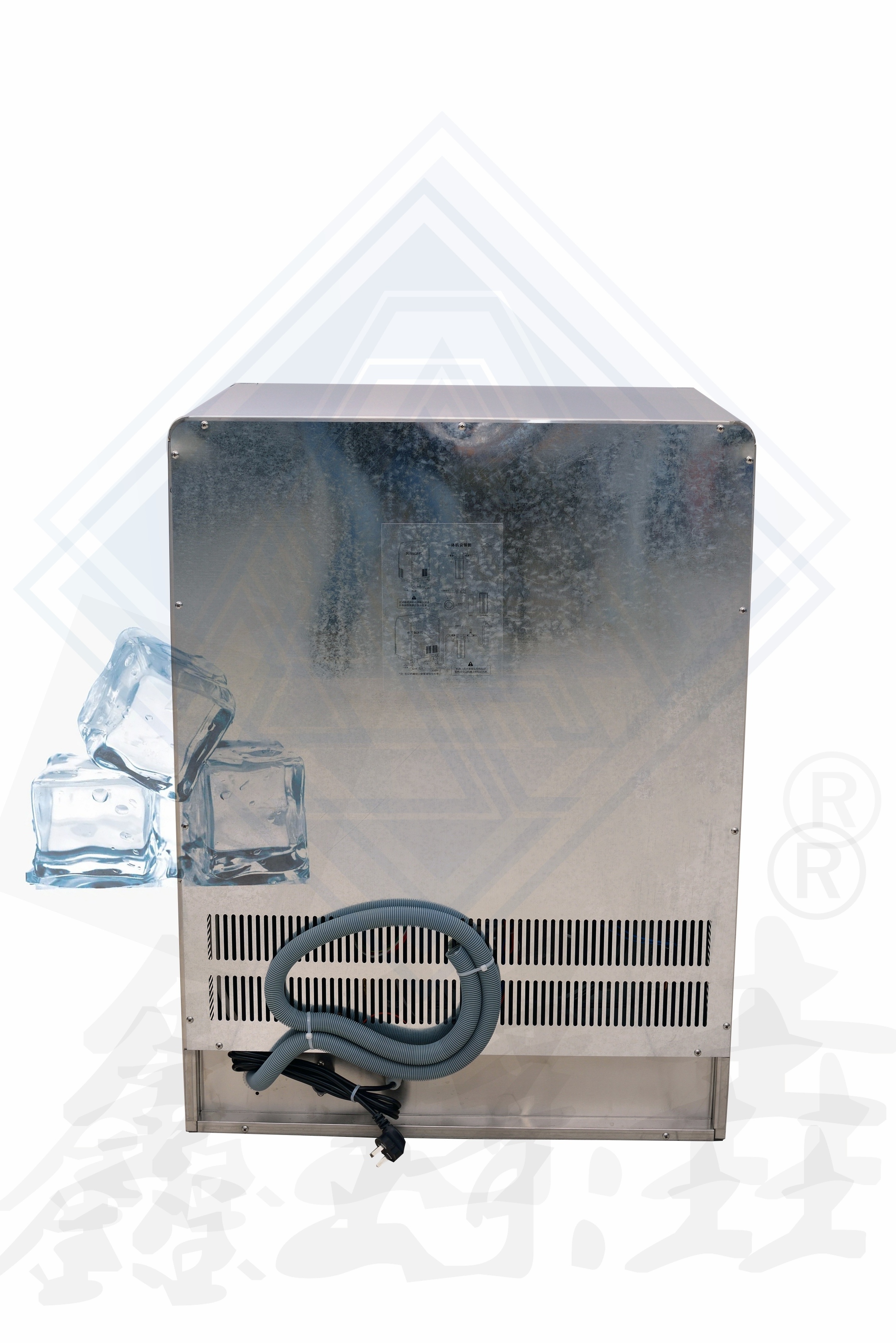 Commercial cube ice machine industrial crystal ice cube maker making machine