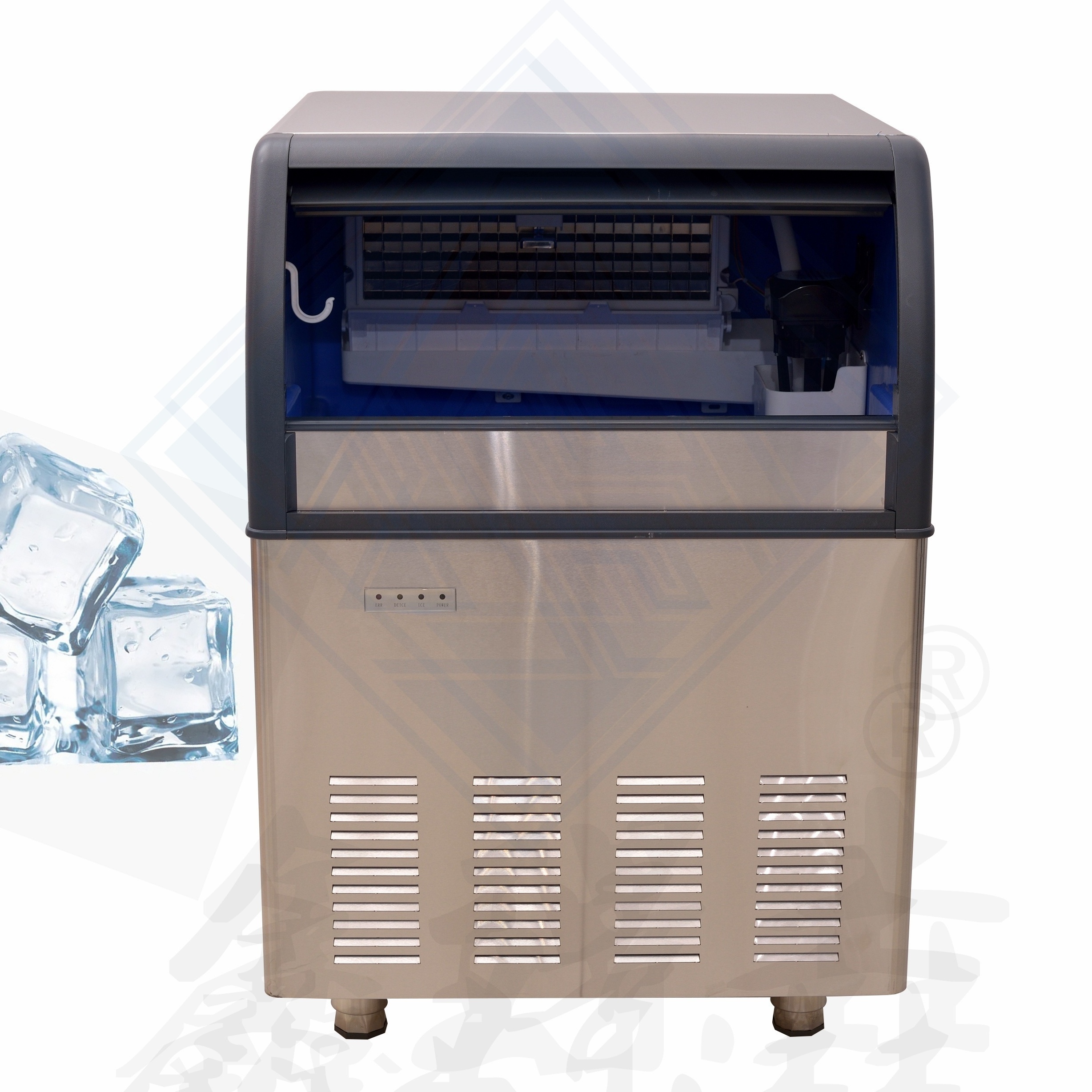 Commercial cube ice machine industrial crystal ice cube maker making machine