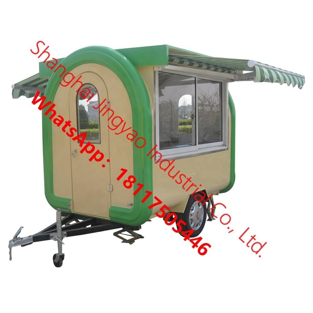 jy-FR220I Shanghai jy small scale production line commercial scooter gasoline food trucks grill truck outdoor food cart