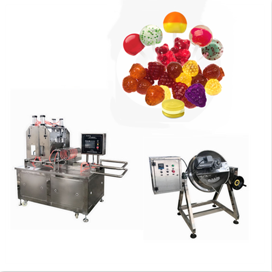 Small Lollipop Jelly Toffee Hard Candy Making Machine Candy Roller Pulling Cutting Machine