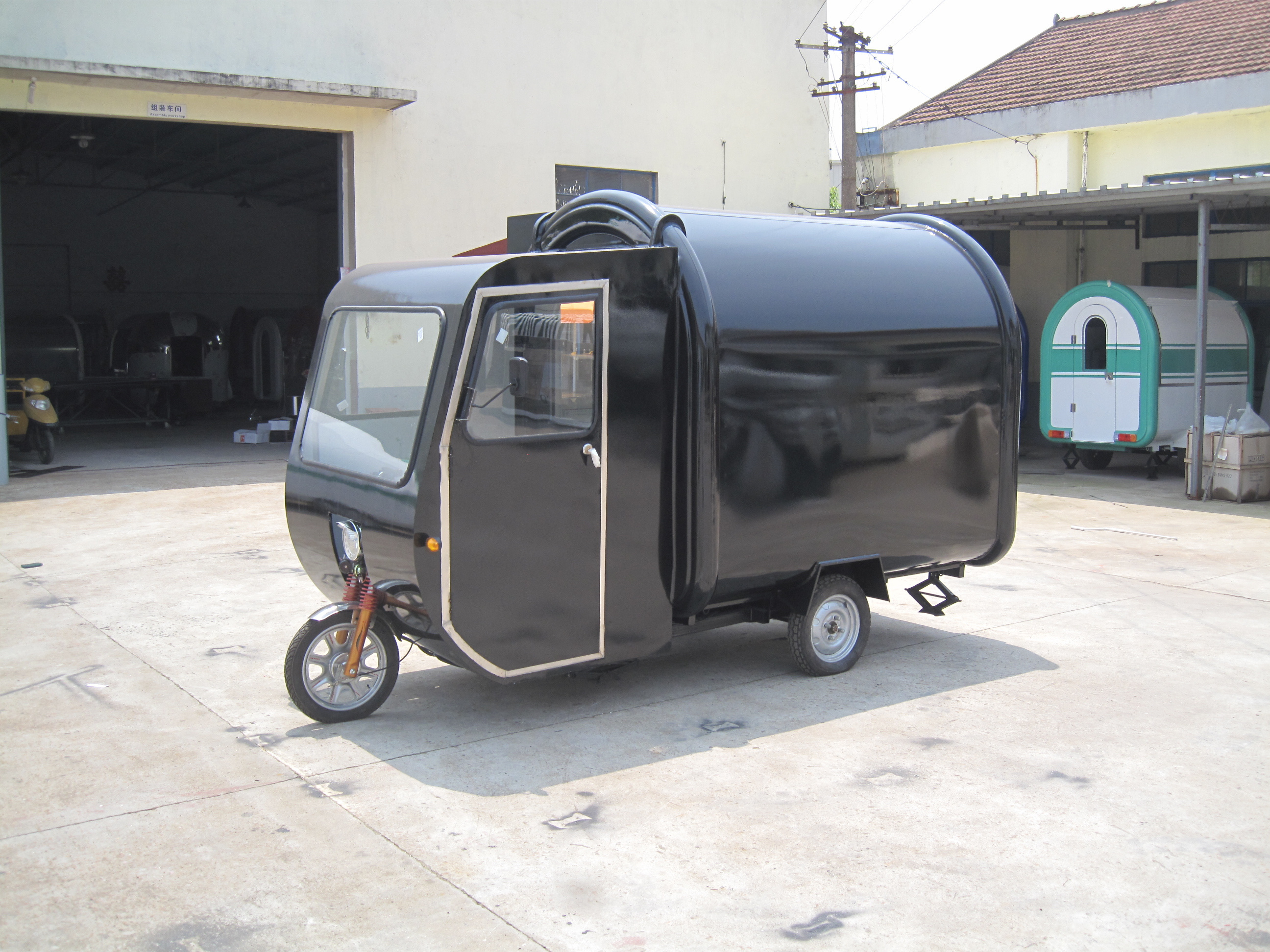 Electric motorcycle gasoline food trailer food truck/ trailer moto