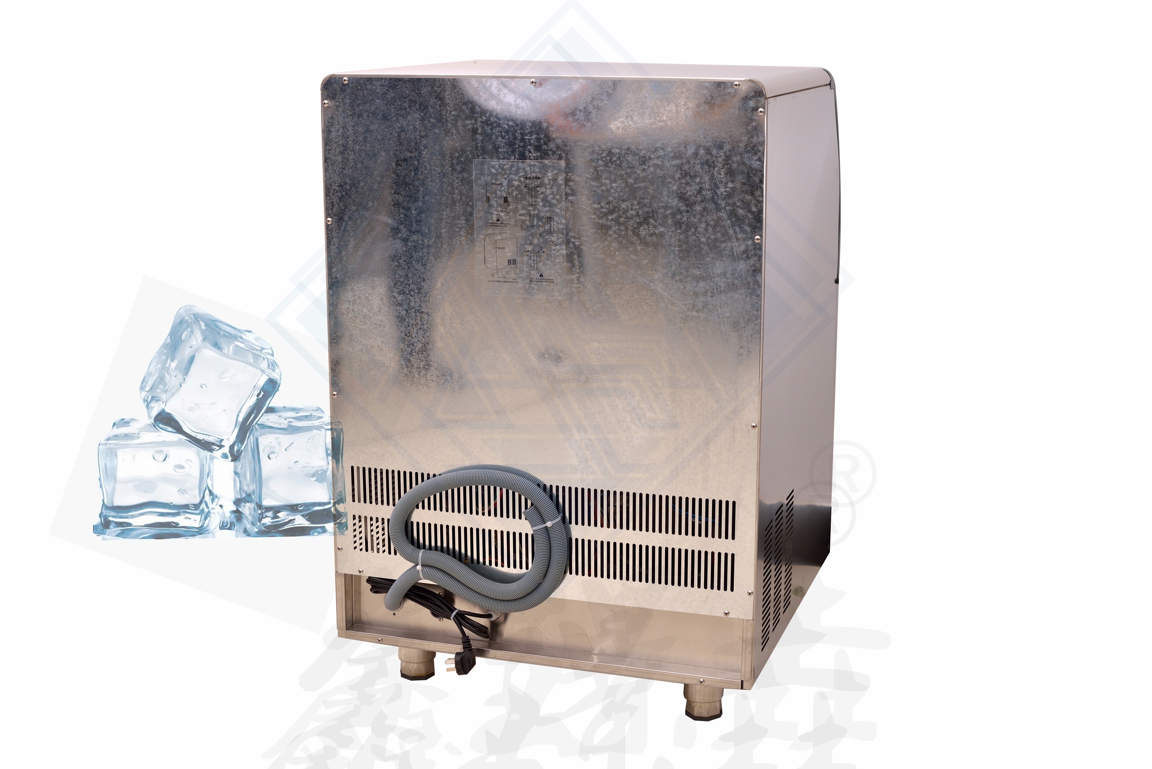 Commercial cube ice machine industrial crystal ice cube maker making machine