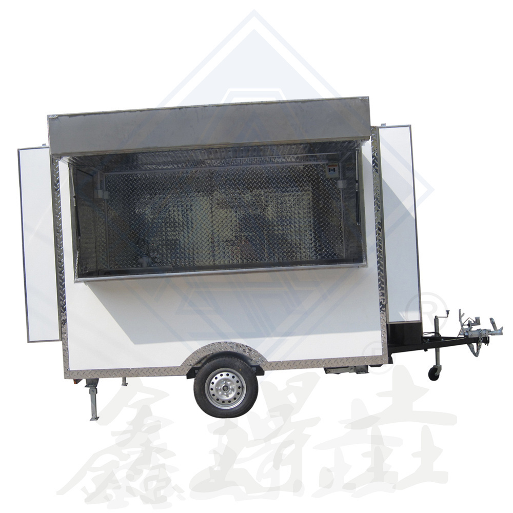 Multifunctional snack cart grill mobile food truck coffee trailer food truck