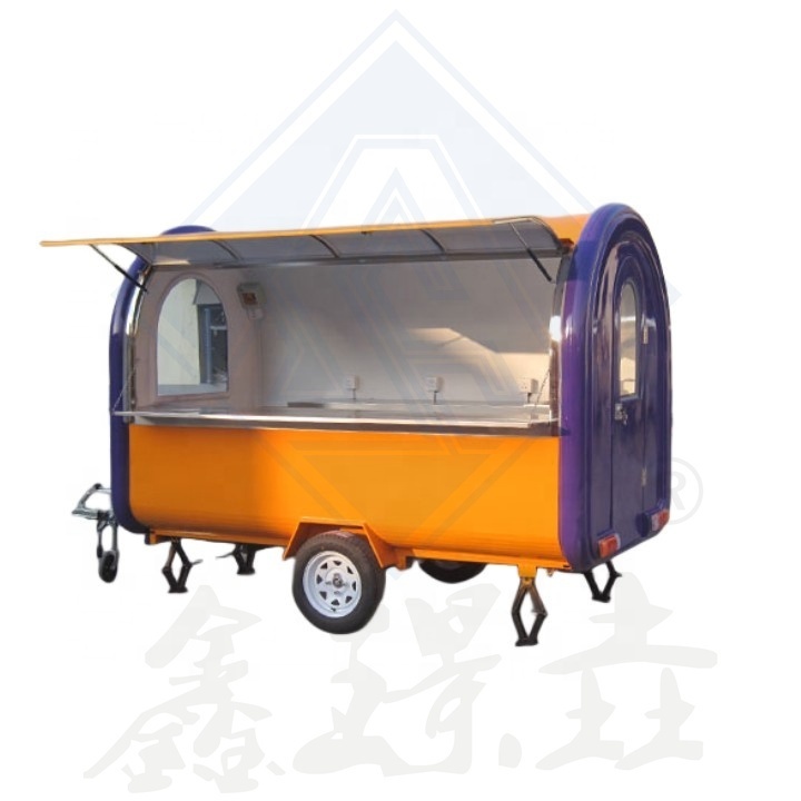 Electric bike for food delivery business mobile fast food trailer trucks snack