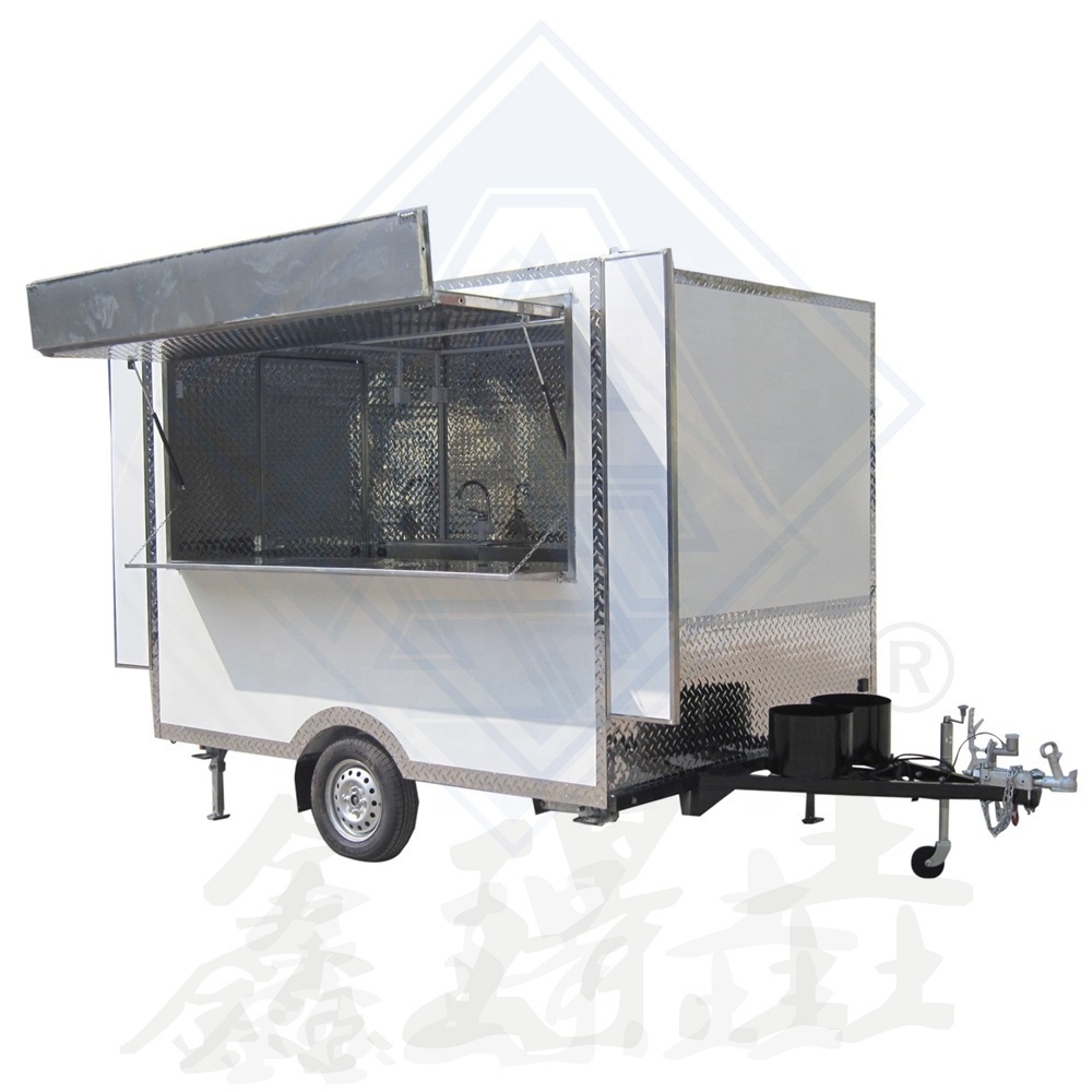 Multifunctional snack cart grill mobile food truck coffee trailer food truck