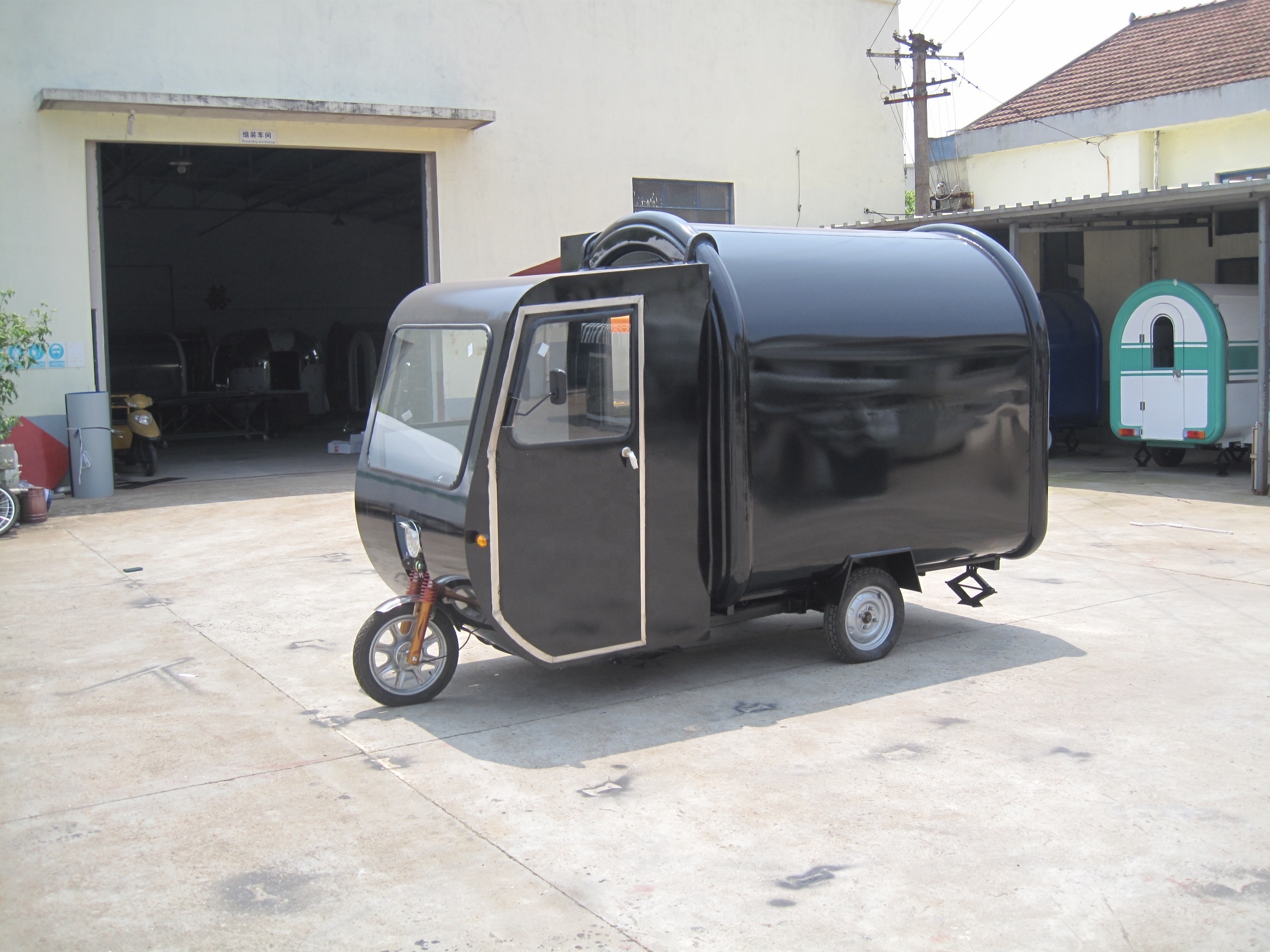 Electric motorcycle gasoline food trailer food truck/ trailer moto