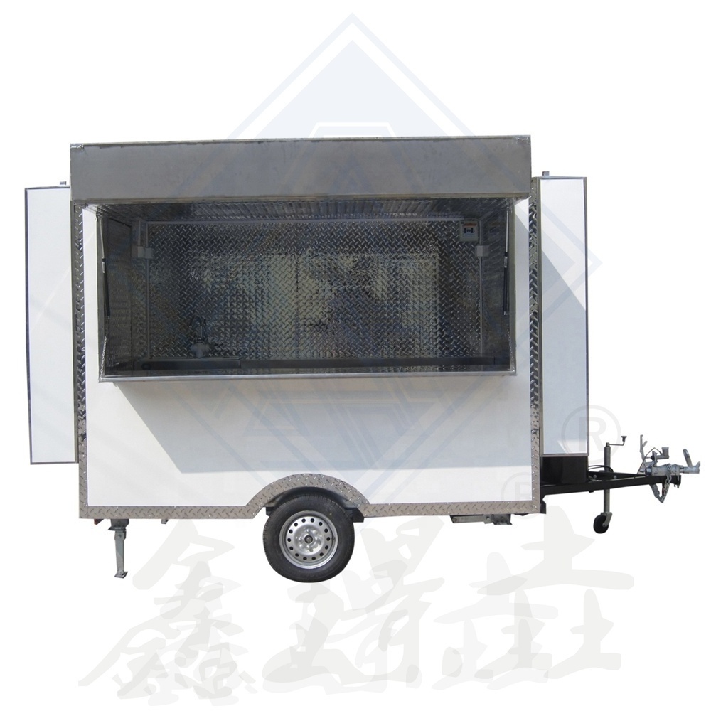 Multifunctional snack cart grill mobile food truck coffee trailer food truck