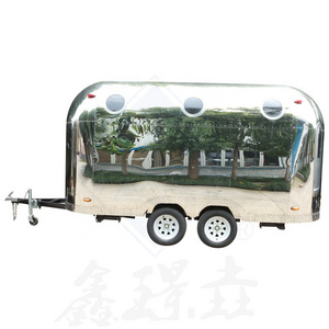 mobile hotdog cart snack luxury van fast food lemonade truck electric food carts