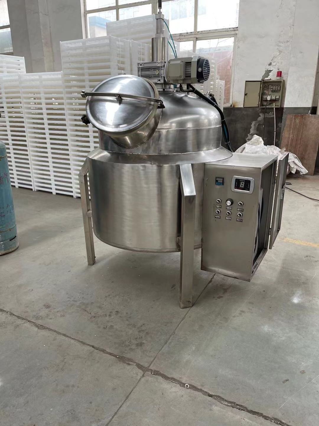 2024 CE proved vending automatic   gummies  candy  production  machine mix sugar boiling pot