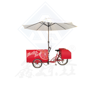 Milk Tea Juice Beverage Bicycle Cart Mobile Food Cart