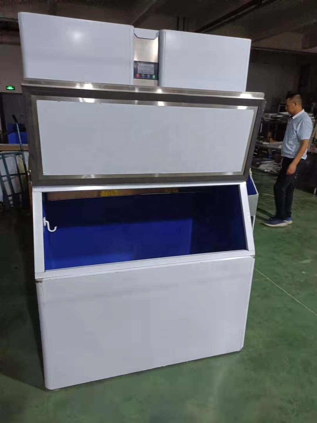 quick freezing high capacity industrial ice maker making machine automatic ice cube machine