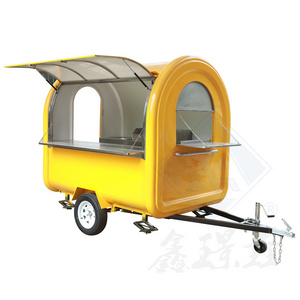 mobile food truck with full kitchen street trailer equipment shipping container galvanized car refrigerated food trailer