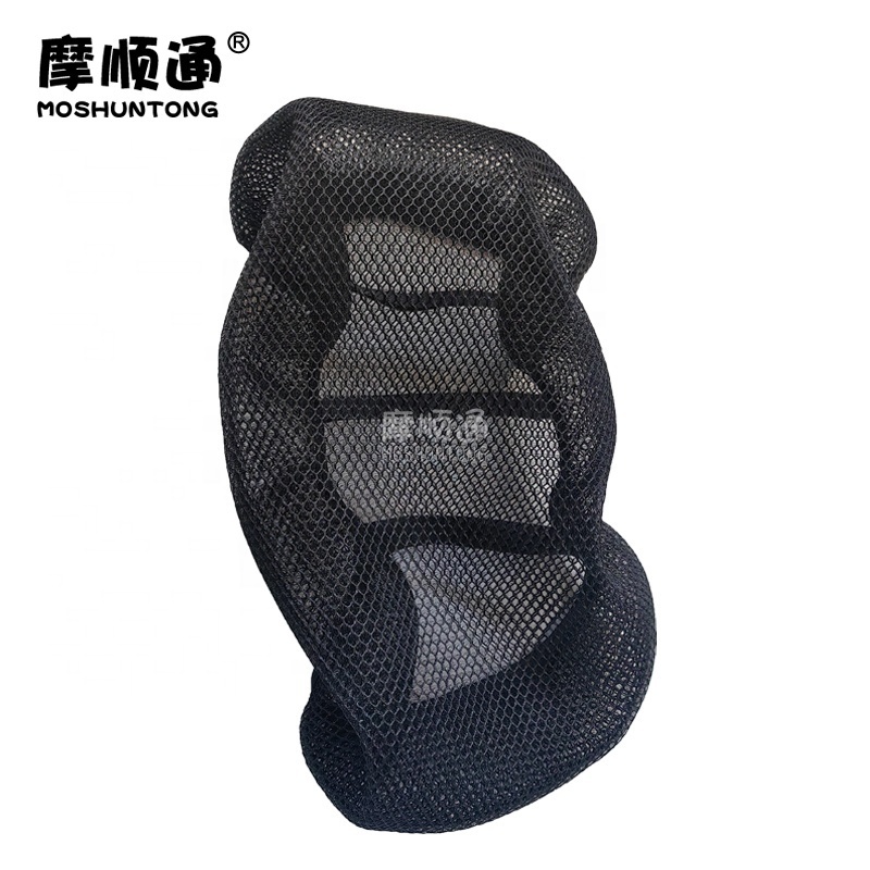 Best seller Classic black cellular motorcycle seat cover Sun protection insulation breathable seat covers