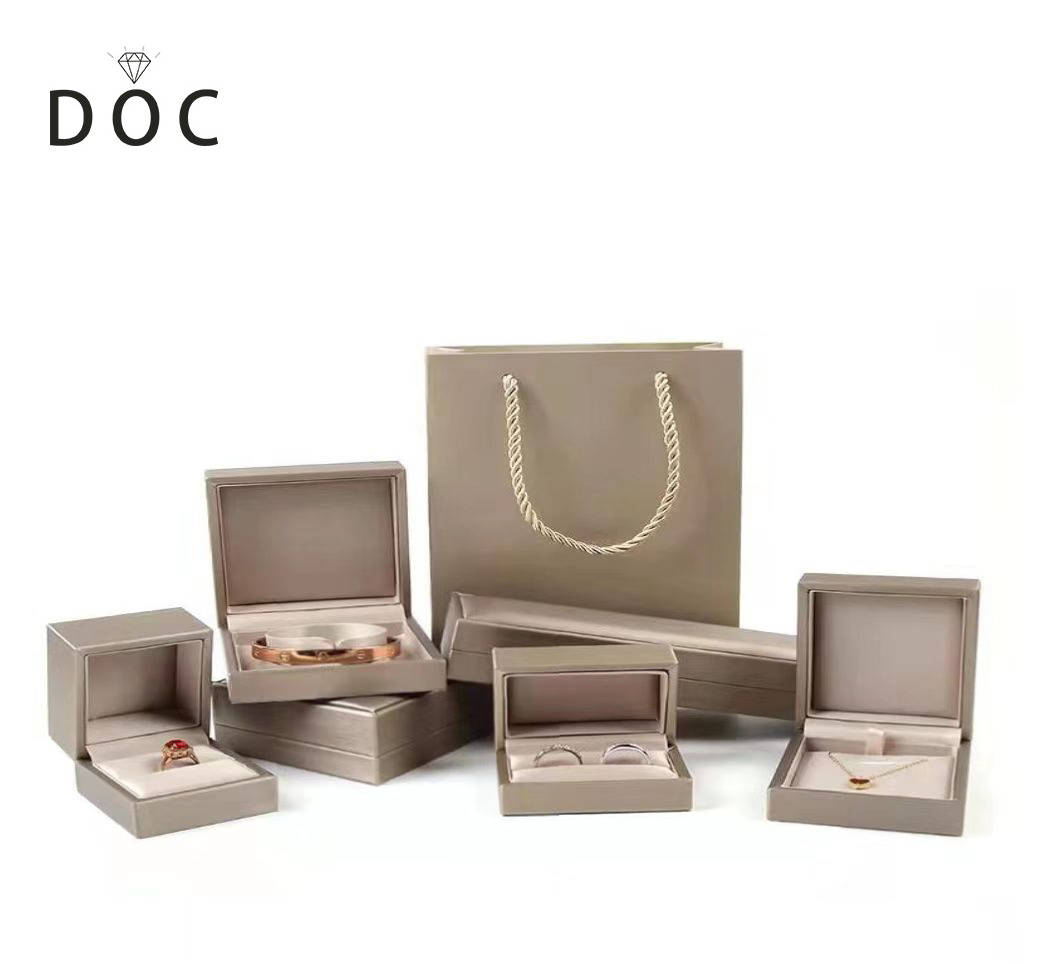 DOC Cheap Custom Logo Box Ring Necklace Pendant Jewelry Set Gift Packaging Box