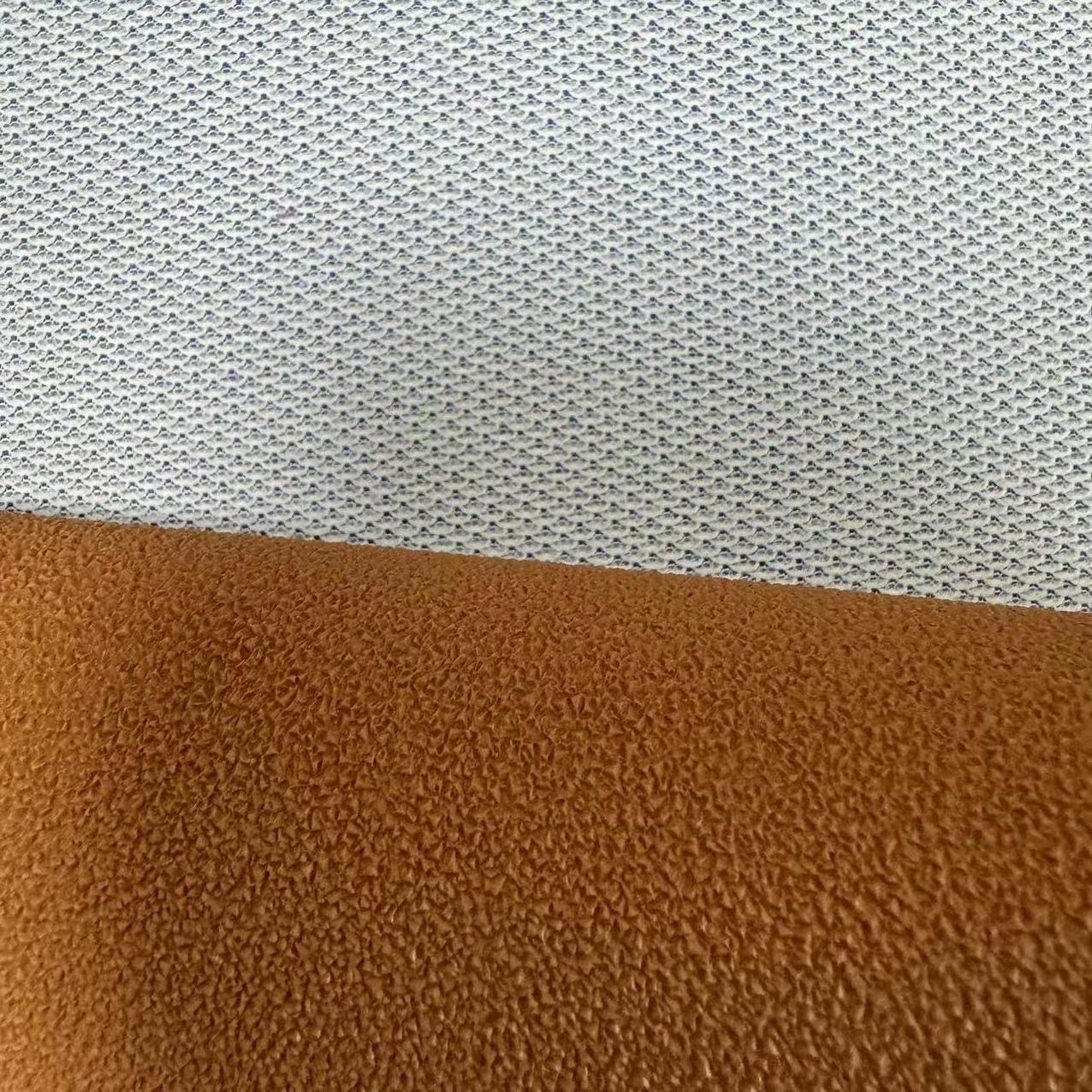 Hot Sale High Quality Embossed PVC Synthetic Leather Brushed Suede Backing Sofa Cover Stretch Waterproof for Bags Furniture