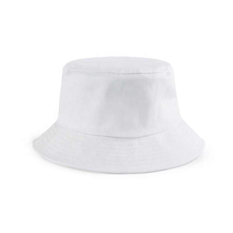 High Quality Summer Cheap Wholesale Blank Cotton Men 3D Puff Stitched Embroidered Plain Print Custom Logo Bucket Hat for Women