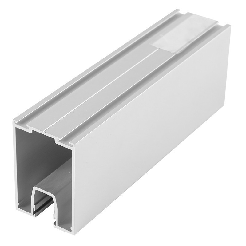 aluminum u slotted channel with flange profile for furniture wardrobe