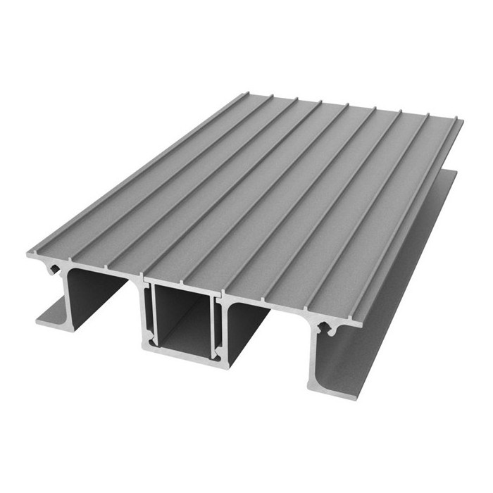 china factory customization Low price silver anodized extruded aluminum planks interlock plank